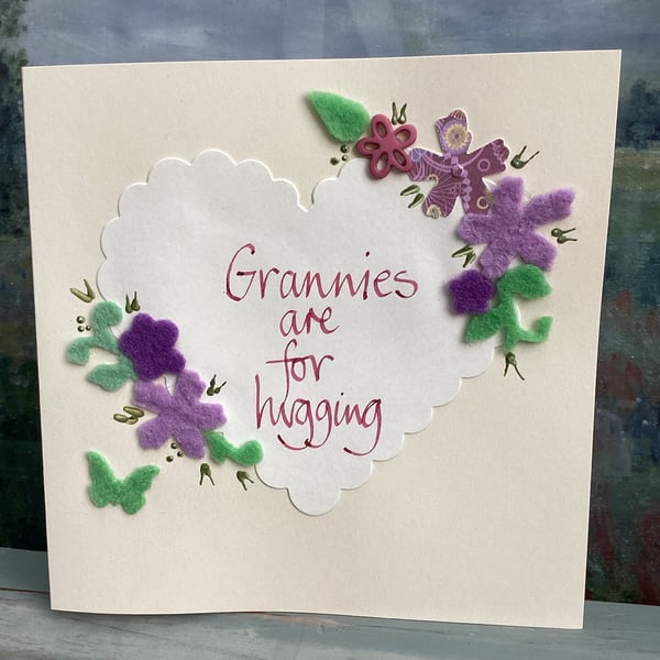 Handmade birthday card.Granny s birthday.Grandmother birthday card.Birthday card