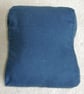 Tempur Original Travel Neck Pillow Cover Orthopaedic Brushed Cotton Navy Blue - Image 2