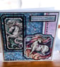 Magical Unicorn Stained Glass Handmade Card.  - Image 5