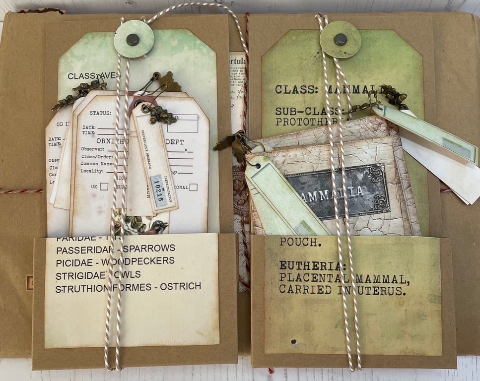 Ephemera - Birds and Animal tags and passports by  Carolee Crafts PB8 - 0013