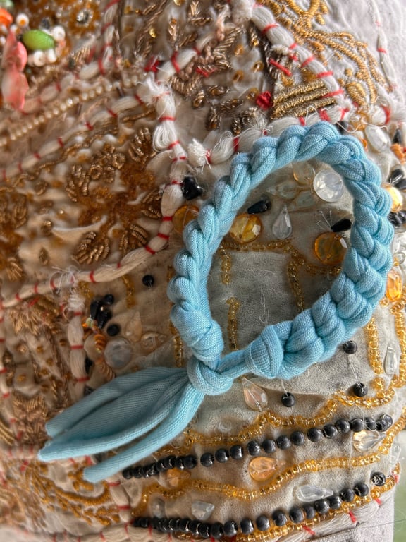 Boho T Shirt Turquoise Duck Egg Blue Bracelet