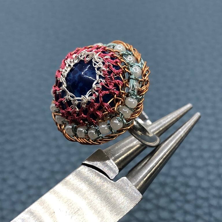 Seed pearl ring - sustainable jewellery  