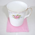 Pink Coasters Pair of