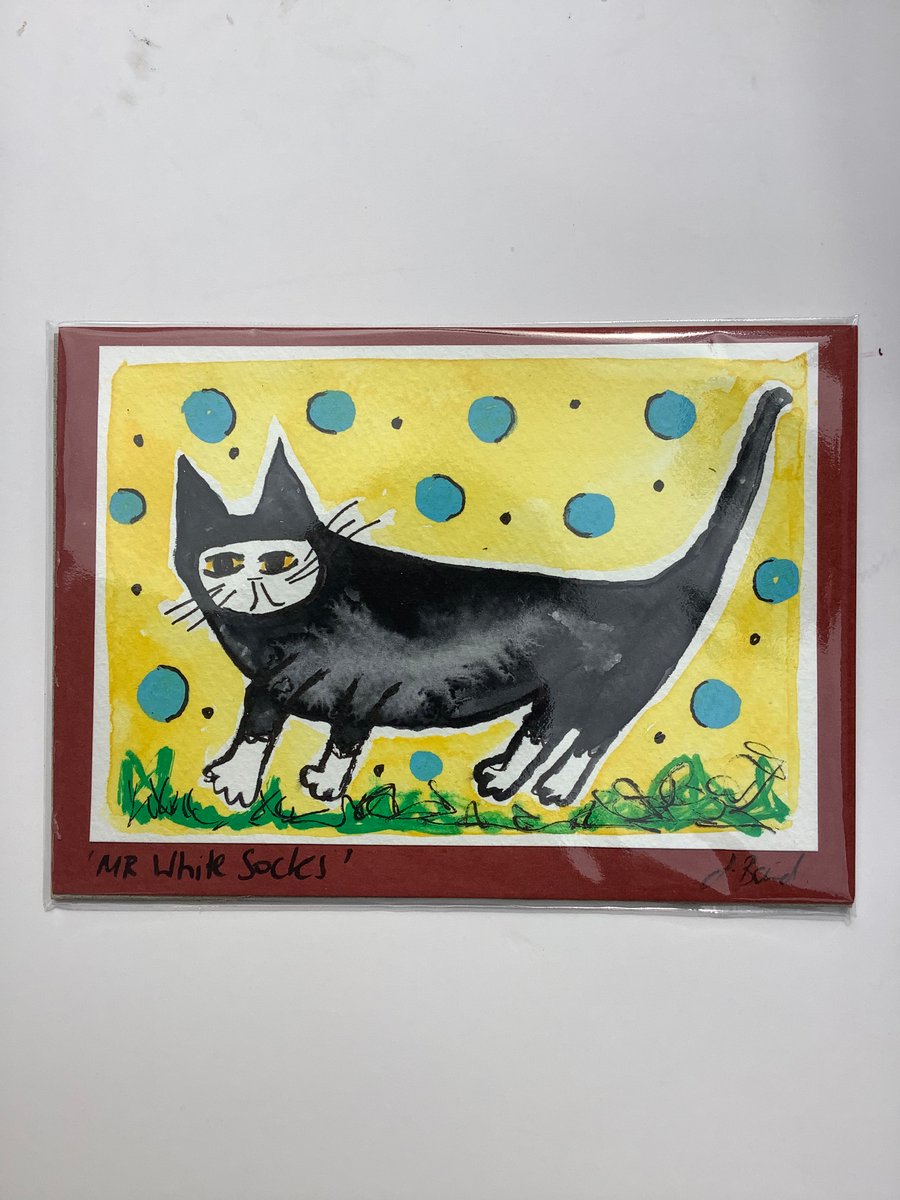 Original cat painting. Mummy. Cats. Pets. Animals. Cat lover 