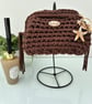 Crochet clasp handle clutch bag - Image 2
