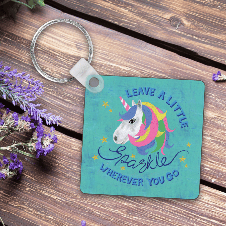 Unicorn Keyring