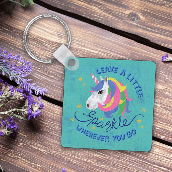 Unicorn Keyring