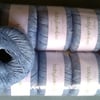 50g SIRDAR BABY BAMBOO DK pale blue Puddles