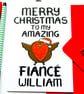 Fiance Christmas Card, Pesonalised Christmas Card Fiance - Image 8