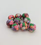 Polymer Clay Aquarium Beads - Set of 9 - Image 3