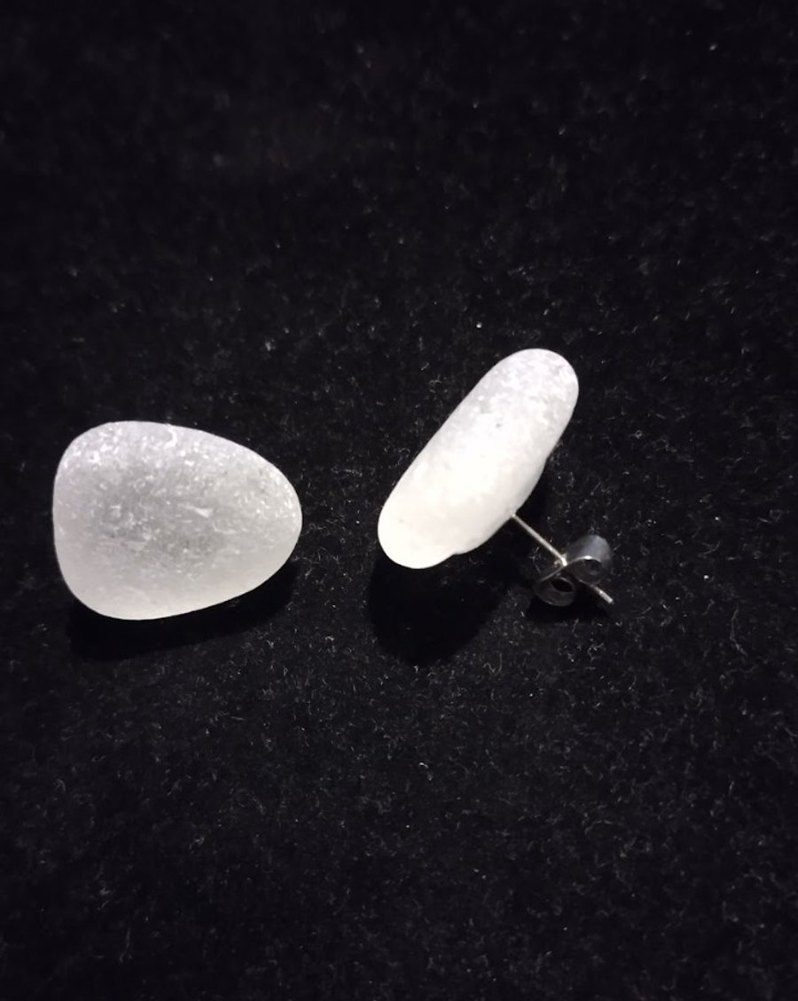 Sea glass earrings 