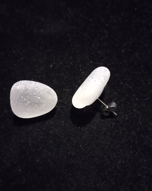 Sea glass earrings 