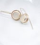 Onyx Silver Earrings Handmade  - Image 1