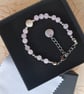 Rose Quartz and Shell bracelet.  - Image 2