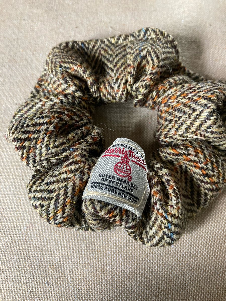 Harris Tweed Scrunchie 