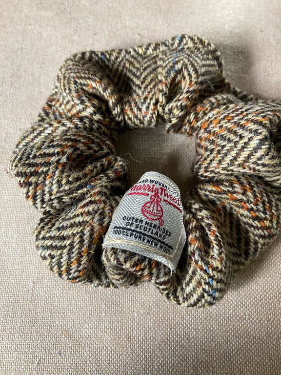 Harris Tweed Scrunchie 