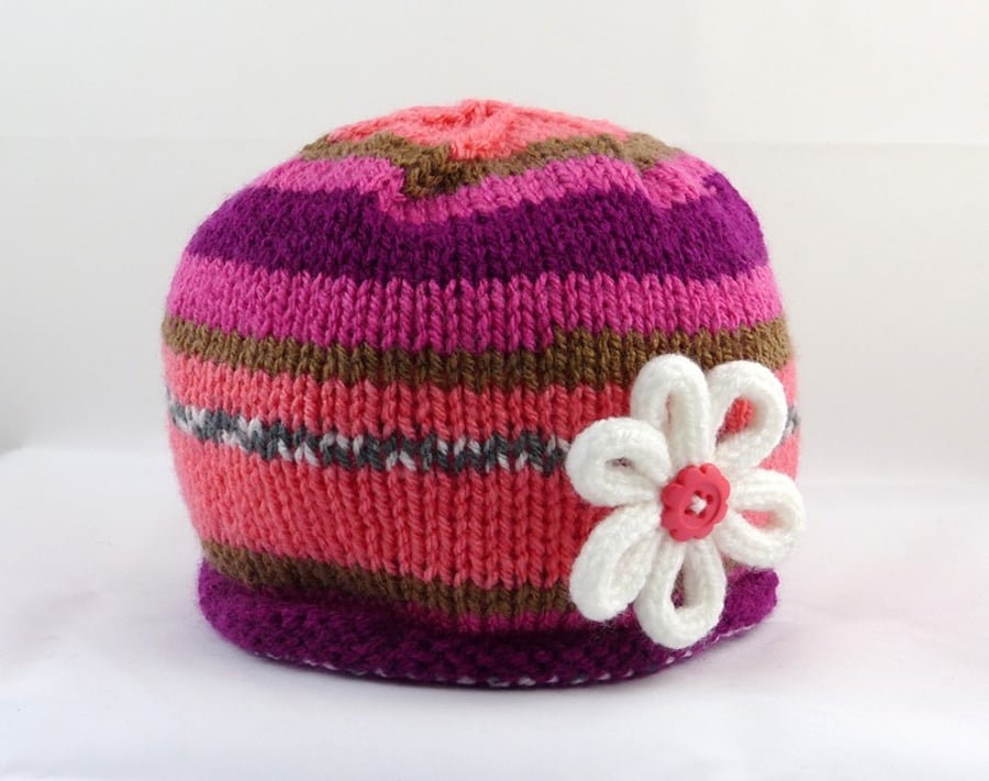 Hand Knitted Baby Hat