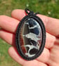 Septarian Macrame Pendant  - Image 3