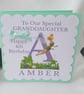 Handmade Personalised Tinkerbell Birthday Card - Image 1