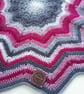 Baby girl blanket, crochet baby blanket, pink baby blanket, gifts for babies - Image 2