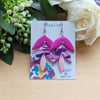 Purproseus V Petal Earrings 