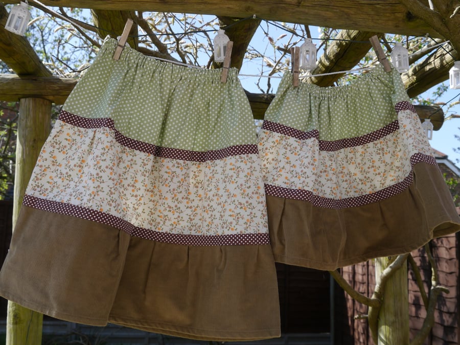 HALF PRICE!! Handmade Traditional Style Gypsy Skirt Age  5-6