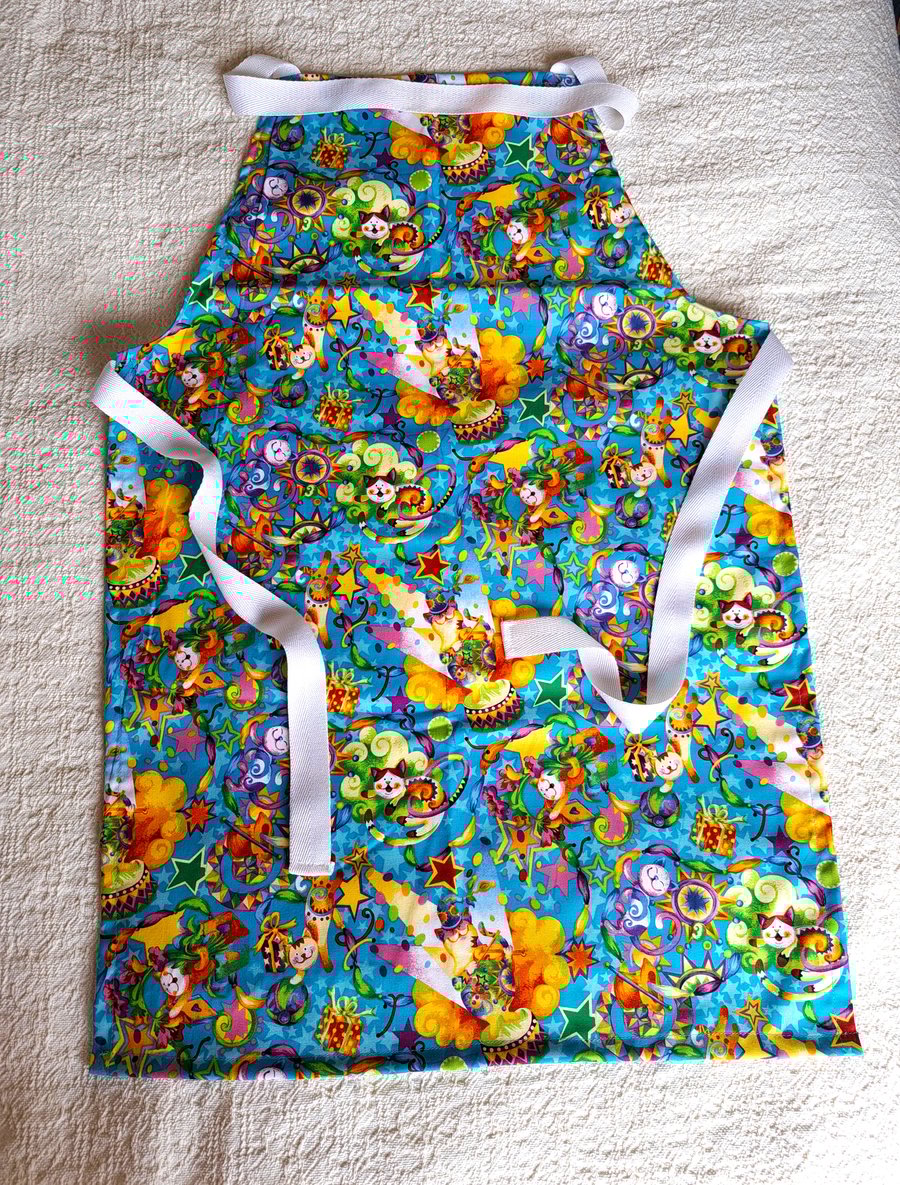 Magic Cats, Apron, age 10-16 years, small adult