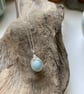 Aquamarine Drop Necklace - Image 1