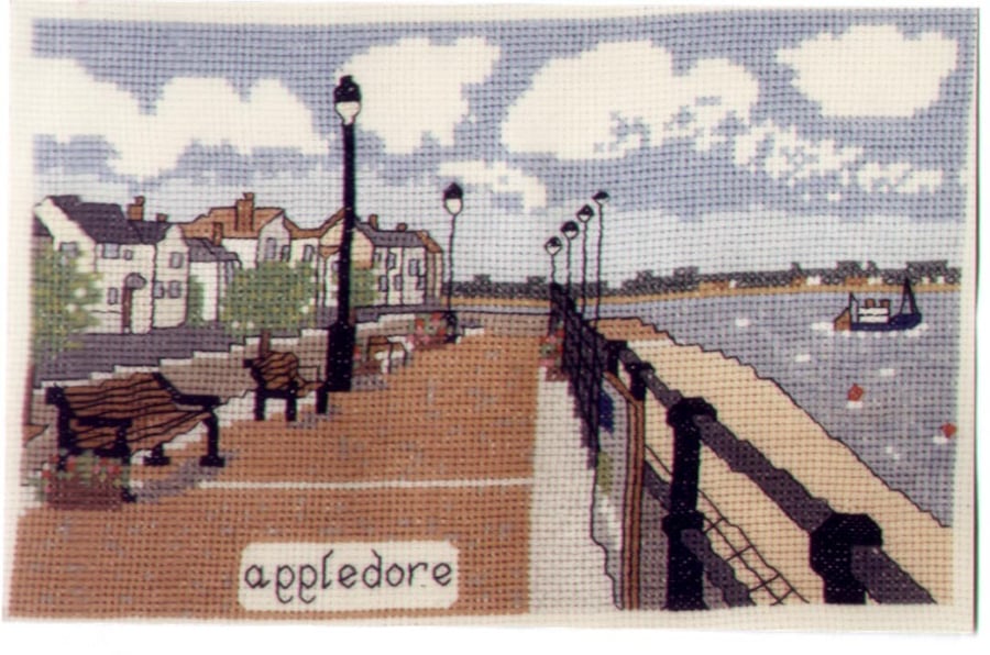 Appledore in Devon Cross stitch kit