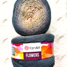 1 cake x 250g YarnArt Flowers Yarn Cake - Colour 297 : Cotton Blend