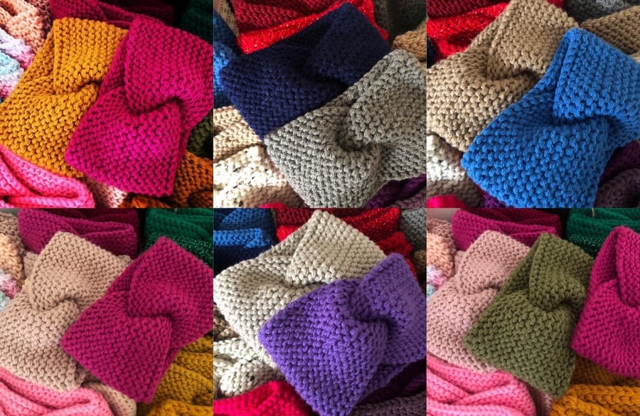 Chunky Headbands - Hand Knitted