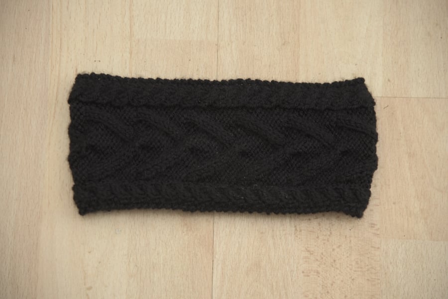 ladies headband,earwarmer hand knitted free postage
