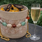 A unique Portuguese cork shoulder or handbag - you decide...