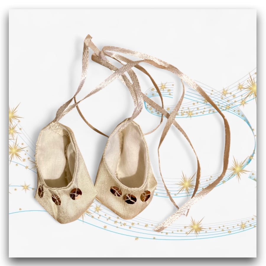Reserved for June - Silk Ballet Shoes