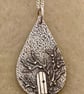 Mysterious door, one-off, pure silver necklace  - Image 1