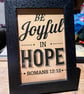 Bible Verse Frame - joyful 