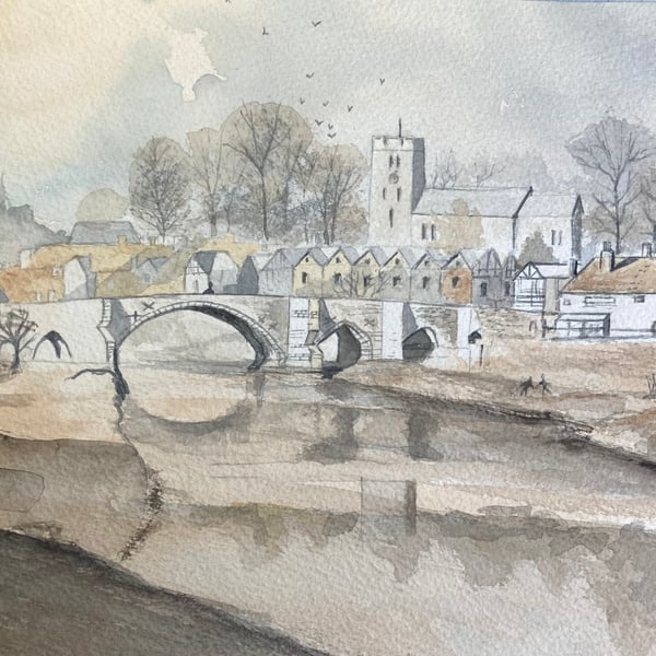 Rowland Hilder reproduction (Pure Original Watercolour)