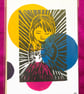 Bubble Girl - Heart of light A5 lino print - Image 1
