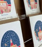 Christmas Card Reigate Old Town Hall Surrey (QM 256) - Image 3