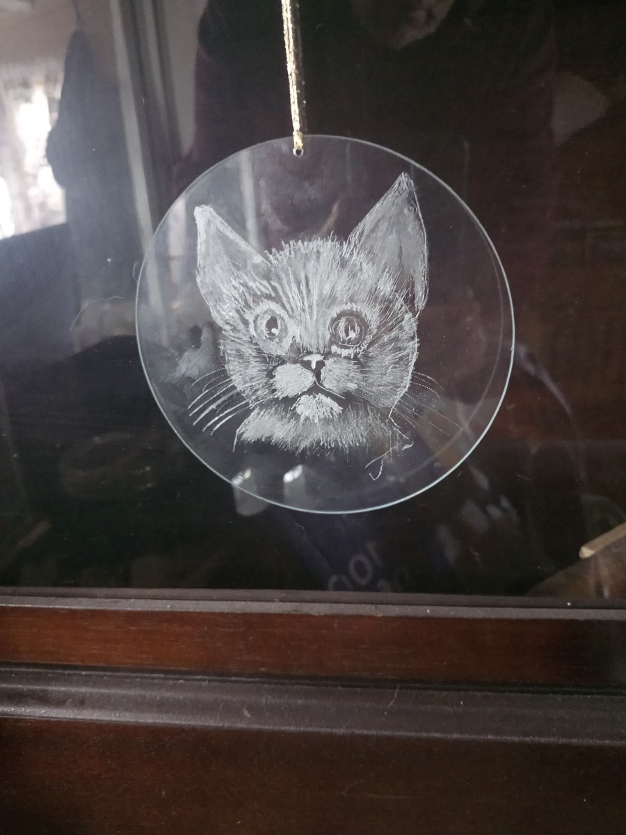 Pet Portraits on glass 