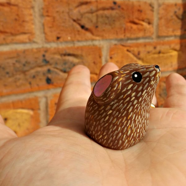 The Mouse handpainted Resin miniature totem SALE!