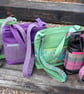 Green wax canvas crossbody bag floral water repellent shoulder bag dry oilcloth  - Image 4