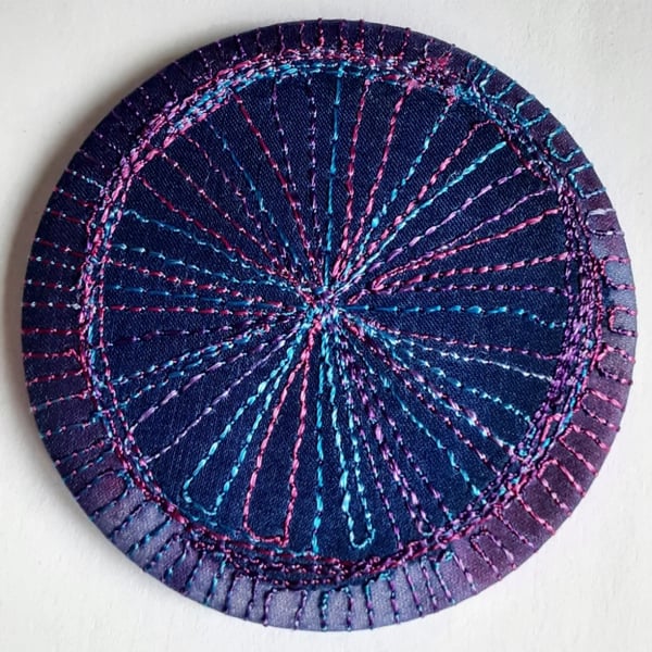 Perfectly Imperfect Pocket Mirror 58mm Fabric Pocket Mirror Handbag Accessory