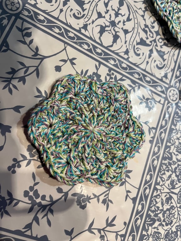 Crochet cotton reusable face pads (pack of 10)