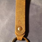 Handcrafted Leather keyfob 