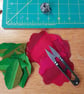 Poppy Textile Brooch - Image 4