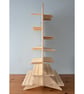 Rectangular Table Top Pegboard with Integrated Tiered Shelves, Shelving and Pegs - Image 6