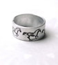 Horse Ring, Aluminium Adjustable Horse Ring,  - Image 1