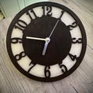 Laser Cut Wooden Clock