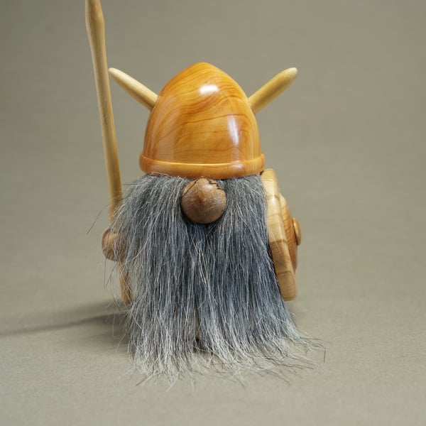 Wooden ornament.Gonk gnome Viking. Gift for a special occasion 